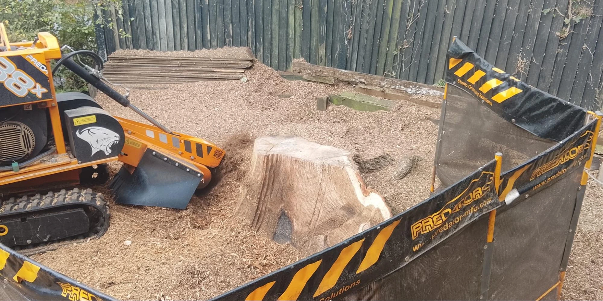 Stump Grinder Grinding Tree Stump Leyton